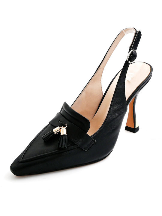 Favela Pointed Toe Black Heels