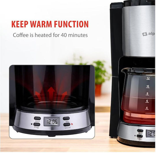 Alpina Appliances Filter Coffee Machine 1000W