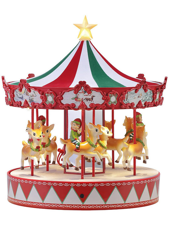 Anemi Collection Christmas Decorative Carousel with Music