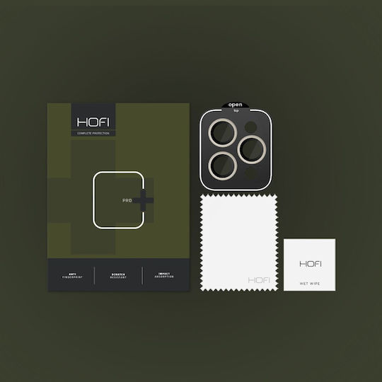 Hofi Camring Pro+ Camera Protection Tempered Glass Transparent for the iPhone 15 Pro / 15 Pro Max