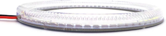 Στεφάνια Angel Eyes Φαναριoύ Αυτοκινήτου 12V BMW Σειρά 3 (E92) Λευκό Χρώμα 4τμχ