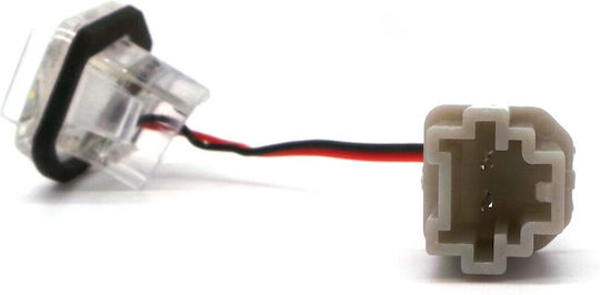 Honda License Plate Lamps Led 2x550lm, Set Of 2 Pcs