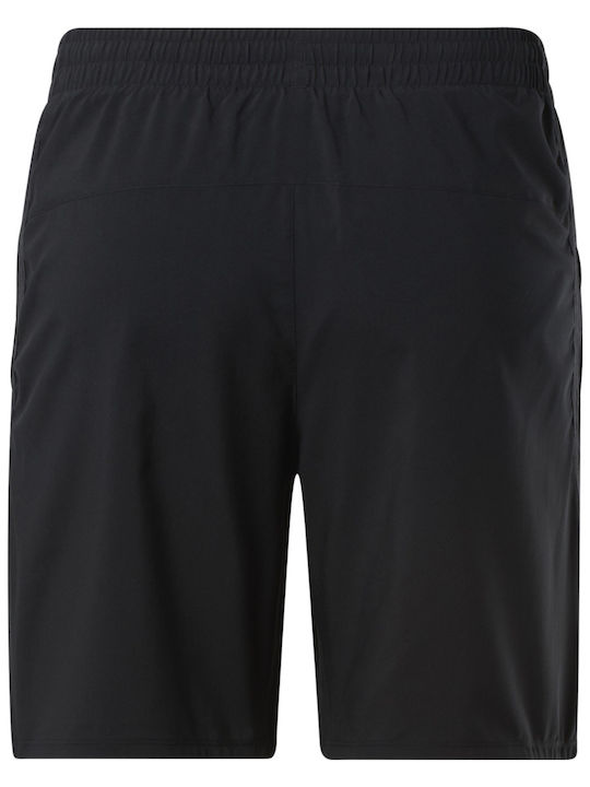 Reebok Short Bermudă Sportivă de Bărbați Black