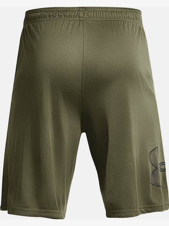Tech Graphic Men's Athletic Shorts Green