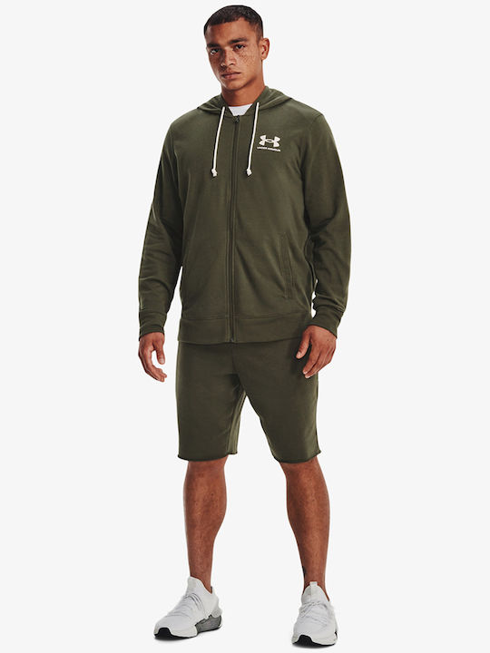 Rival Terry Men's Athletic Shorts Cypress Green