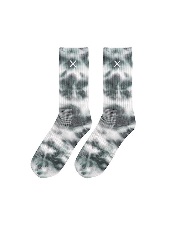 Odd Sox Basix Crew Tie Dye Bărbați Șosete White-black 1Pachet 30824-TDCM