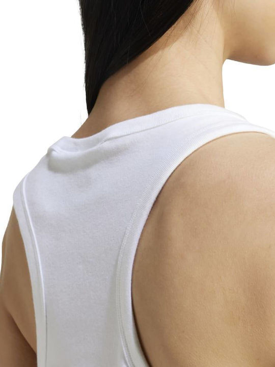 Trefoil Damen Sport Bluse Ärmellos Weiß