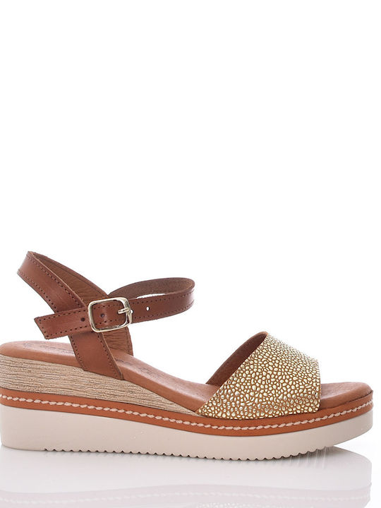 Sandracoves Middle Platform Sandals - 569 Gold