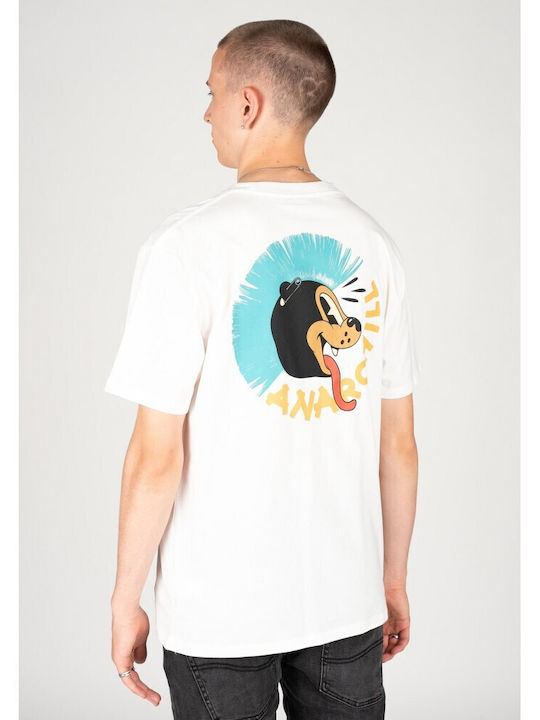 The Dudes T-shirt Bărbătesc cu Mânecă Scurtă OFF-WHITE