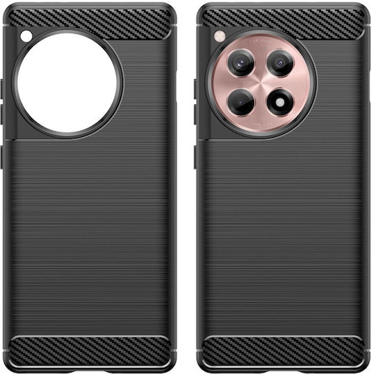 Θήκη Oneplus 12r 5g Mad Mask Brushed Tpu Carbon Πλάτη Μαύρο