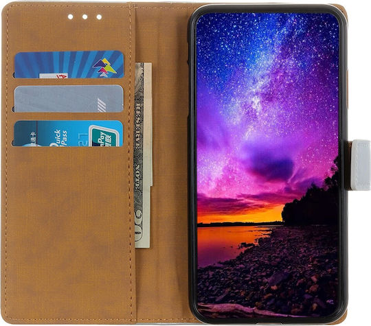 Samsung Galaxy A15 4g / A15 5g Mad Mask Leather Wallet Case With Support Base, Card Slots and Magnetic Flip Wallet Flip Wallet Made of Synthetic Leather Blue