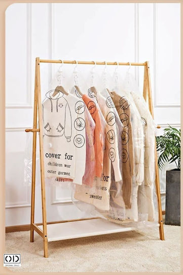 Plastic Hanging Clothing Storage Bag 110x70cm