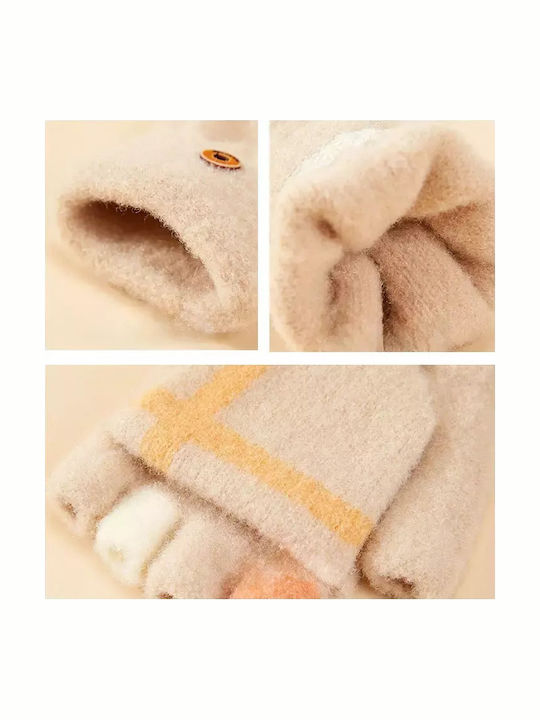 Kinderhandschuhe Fingerlos Rosa