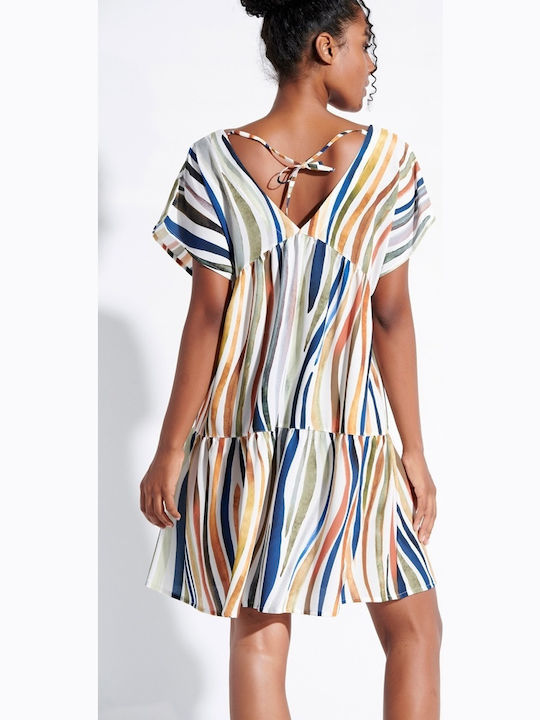 Jeannette Lingerie Feminin Rochie de Plajă Multicolor