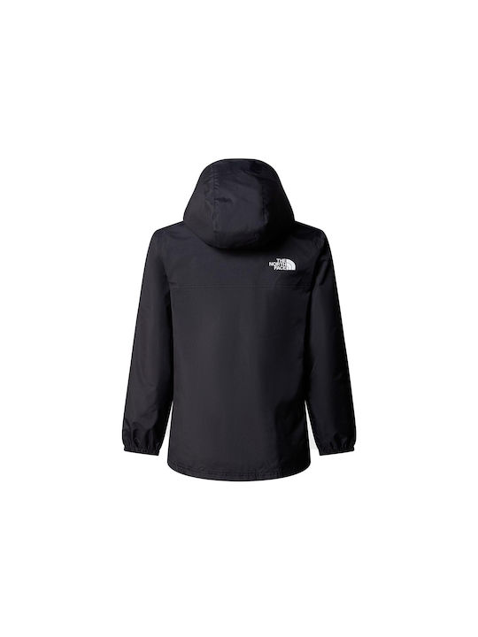 The North Face Waterproof Kids Casual Jacket with Hood Black