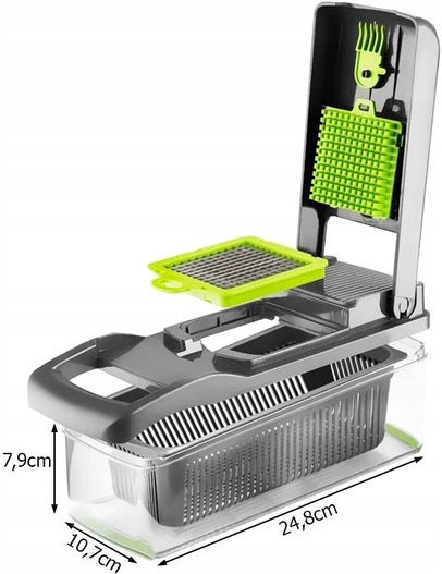Grater for Fruits & Vegetables with Container 24x10x8cm