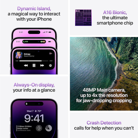 Apple iPhone 14 Pro Max (6GB/128GB) Deep Purple
