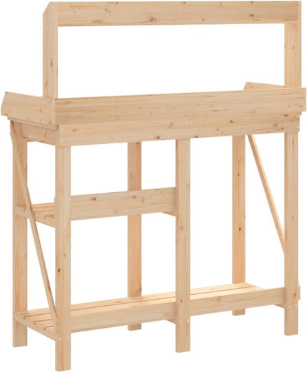 vidaXL Blumentopf-Regal Holz Braun 110cmx45cmx125cmcm.