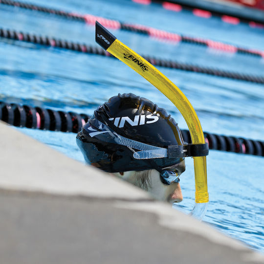 Finis Finis Snorkel Cardio Cap Tub De Scufundare Negru
