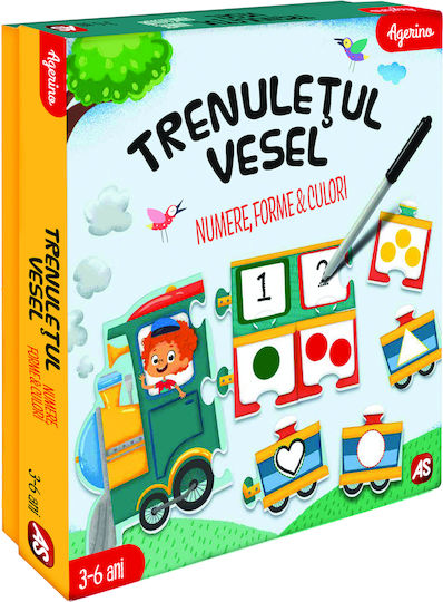 Clementoni Αριθμοί Σχήματα Χρώματα Joc Educațional de Cunoștințe pentru 3-6 Ani