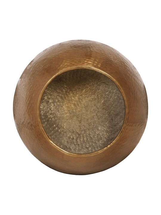 Round Aluminum Bronze Side Table 50x50x30 cm