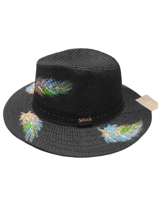 Sorena Handmade Hat 7 Wings 0170 Black