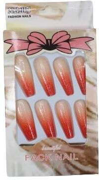 Set 12 False Nail Tip Multicolour