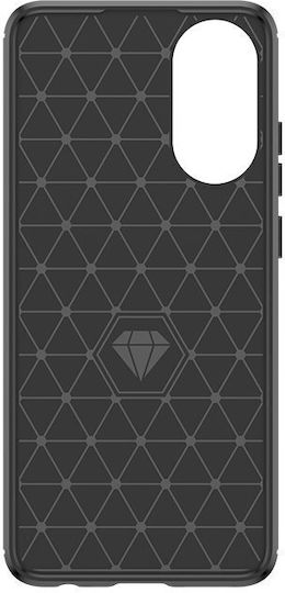 Back Cover Πλαστικό / Σιλικόνης Μαύρο (Oppo A78 4G)
