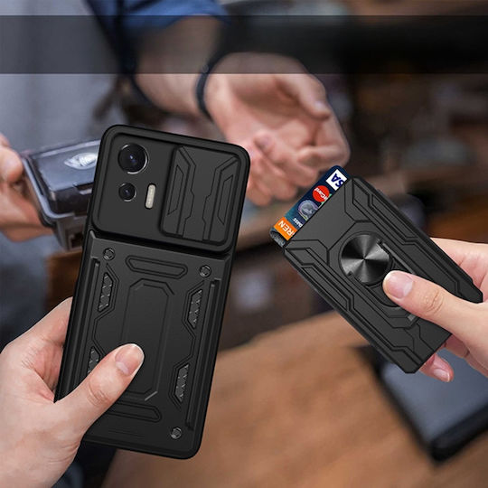 Back Cover Metalic Negru (Motorola Edge 30 Neo 5G)