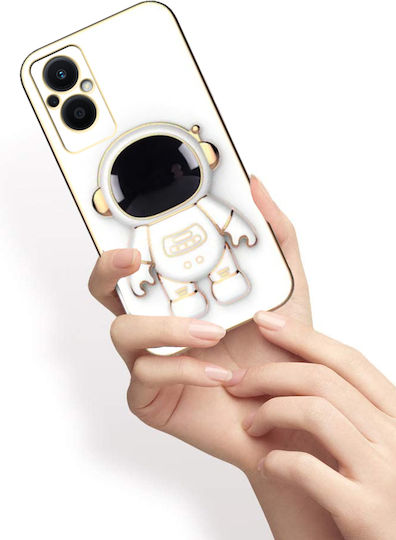 Back Cover Σιλικόνης Λευκό (Oppo Reno7 Lite)