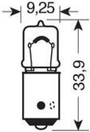 Narva Lămpi Autoturismului BAx9S Halogen 12V 6W 1buc