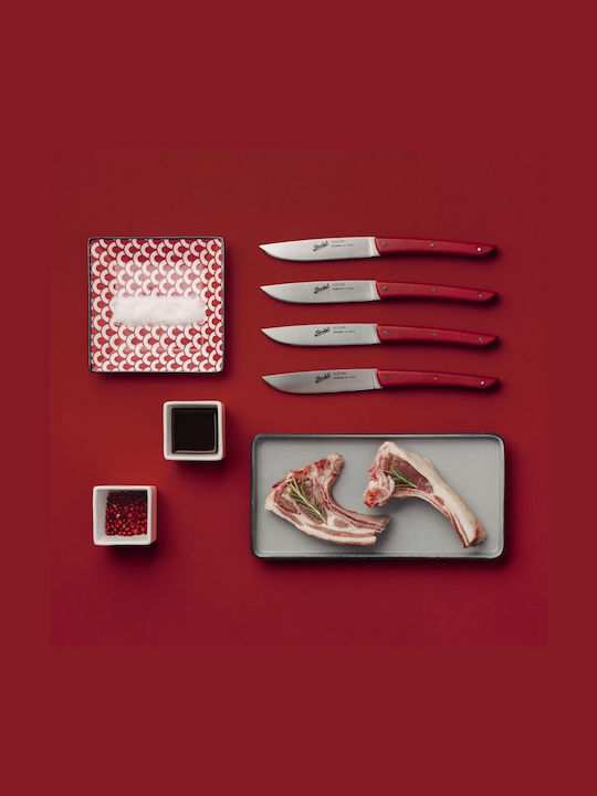 Berkel Μαχαίρια Steak από Ανοξείδωτο Ατσάλι 11cm 4τμχ