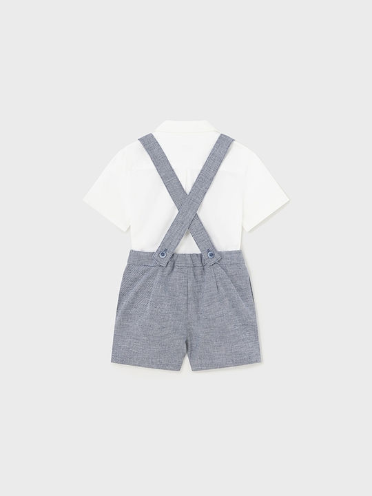 Mayoral Kinder Set mit Shorts Sommer 2Stück Navy blue