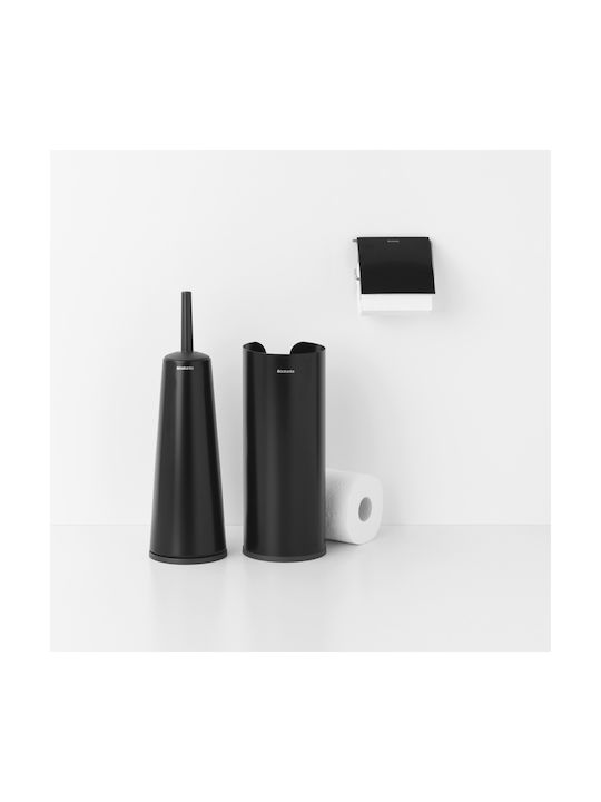 Brabantia Set Accesorii Pentru Baie Metalic Negru 3 Bucăți