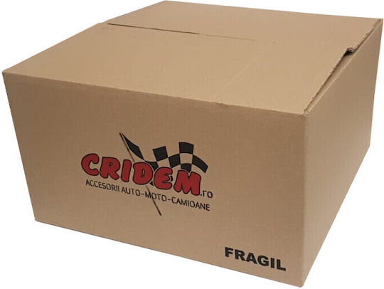 Set Capace De Roți Auto Cridem Crystal So 4 Bucăți Negru/Argintiu 14''