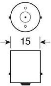 12v - P21w - 21w Brake Direction Fog Ba15s 1pcs Lucas