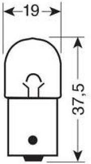 12v - R5w - 5w Position Ba15s 1pcs Lucas