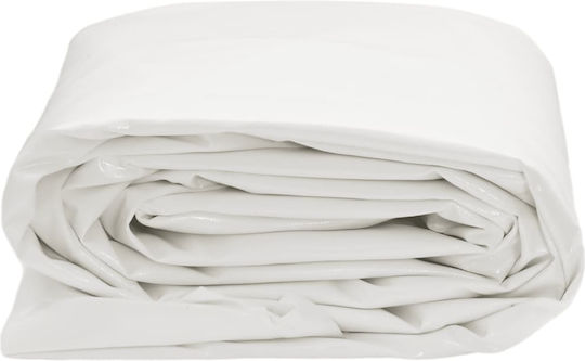 vidaXL Impermeabil Prelată 600gr/m² 8x6m. Heavy Duty Alb