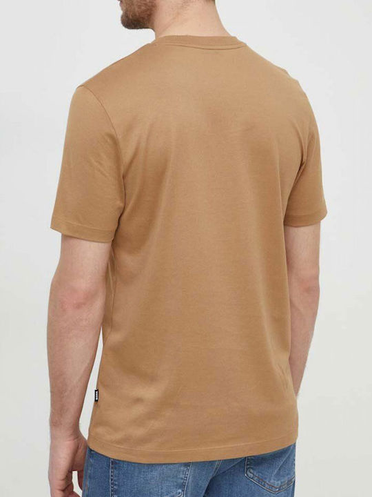 Hugo Boss Men's Short Sleeve T-shirt Brown