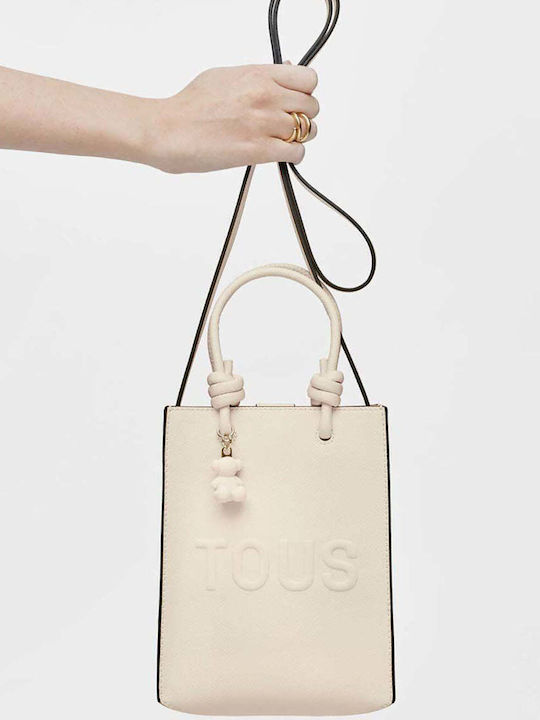 Bolso Pop Damentasche Schultertasche Beige