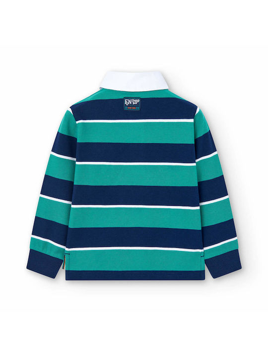 Boboli Kids Polo Long Sleeve Green