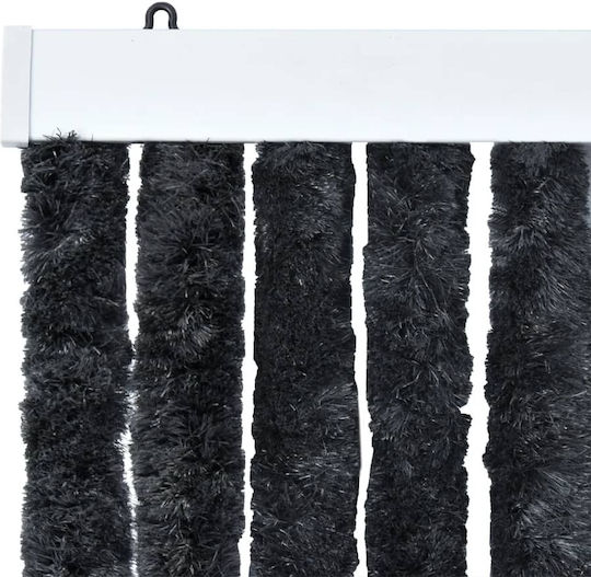 vidaXL Fabric Door Curtain Gray 100x200cm 377381