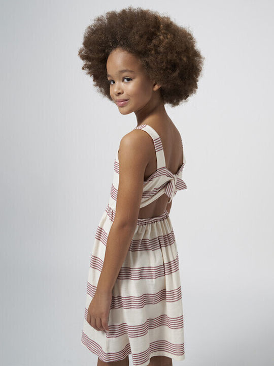 Mayoral Kids Dress Beige