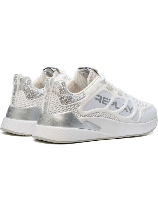 Replay Kinder-Sneaker Maze Silber