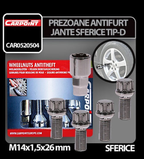Carpoint Roată de schimb pentru vehiculul RC 4buc