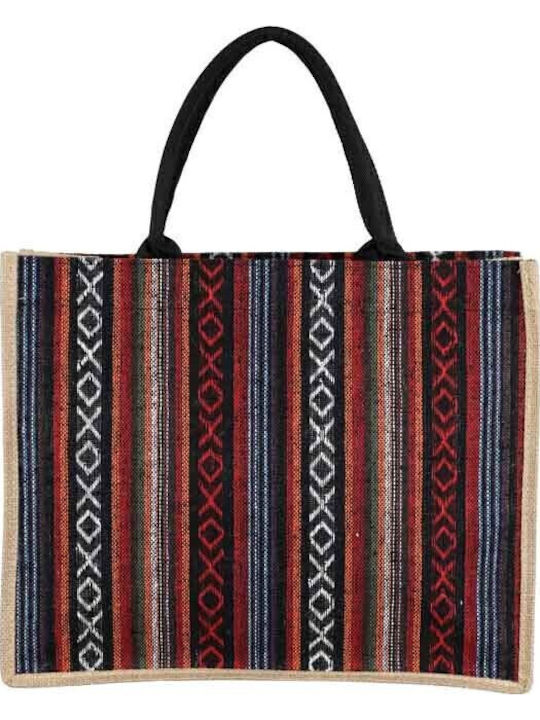 Aquablue Geantă De Plajă Din Material Textil Neagră