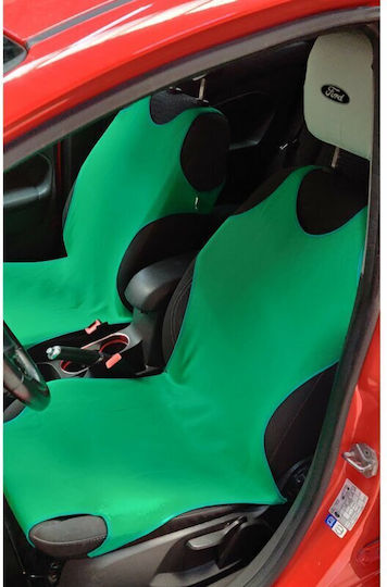 Cridem Sport T-shirt Front Seat Covers 2pcs - Green