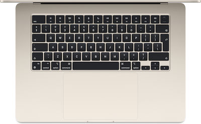 Apple MacBook Air 15" (2024) 15.3" Retina Display (M3-8-core/16GB/512GB SSD) Starlight (UK Keyboard)