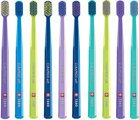 Curaprox - Cs 1560 Toothbrush Soft Green-purple | 1τμχ