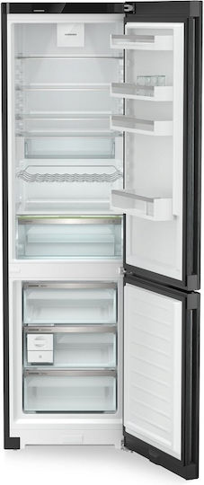 Liebherr Kühl-Gefrierkombination 371Es NoFrost H201.5xB59.7xT67.5cm. Schwarz CNbdc 573i Plus
